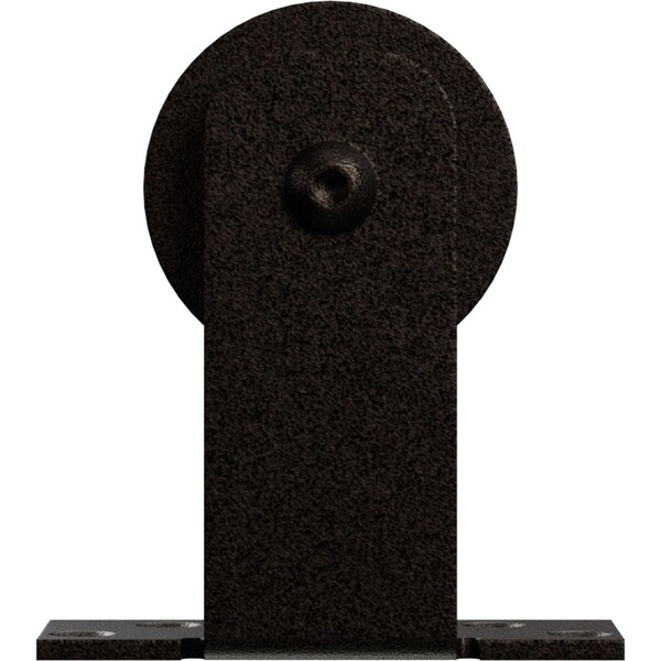 Ekena Millwork Economy Straight Top Silent Roller Hanger w/ Bolts for Barn Door for 1 3/8" to 1 3/4" Doors GB6008RTMAB - main